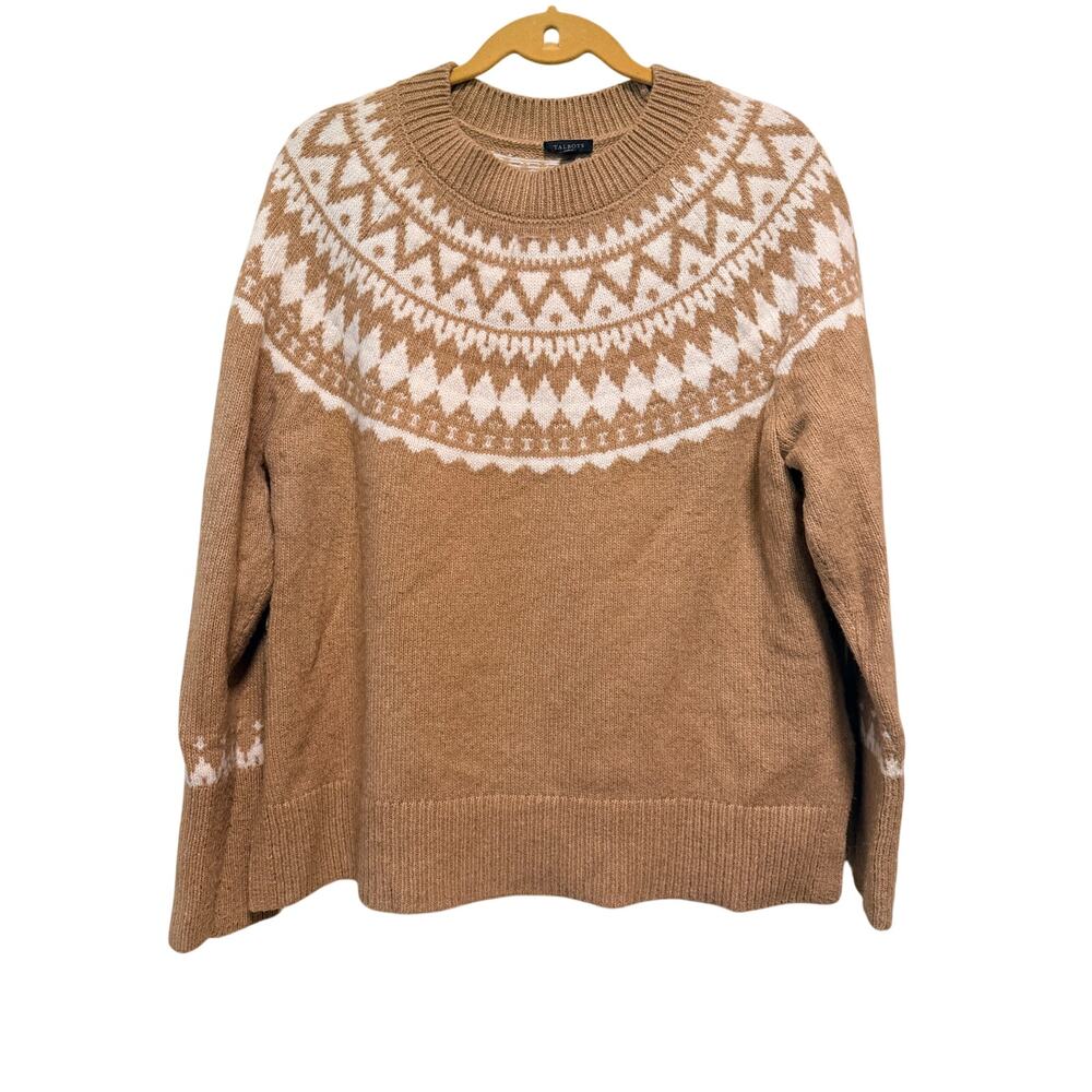 Talbots Fair Isle Sweater, Large